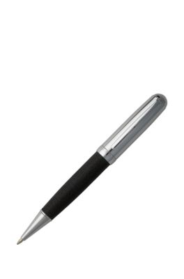 Advance Textured Leather Ballpoint Pen | HSU5984, Black
