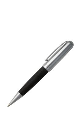 Advance Textured Leather Ballpoint Pen | HSU5984, Black