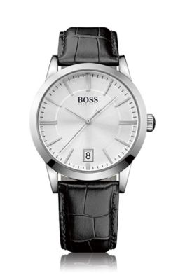 '1513130' | Leather Croc-Embossed Strap 3-Hand Quartz Success Watch , Assorted-Pre-Pack