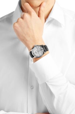 '1513130' | Leather Croc-Embossed Strap 3-Hand Quartz Success Watch , Assorted-Pre-Pack
