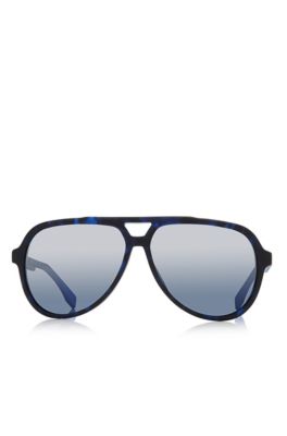 Mirror Lens Carbon Fiber Aviator Sunglasses | BOSS 0731S, Assorted-Pre-Pack