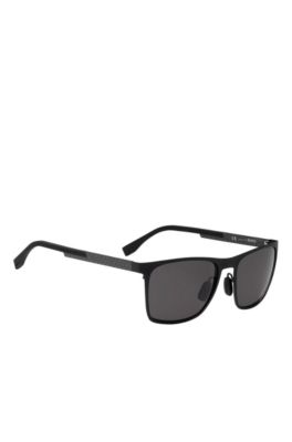 'BOSS 0732S' | Gray Lens Rectangular Sunglasses, Assorted-Pre-Pack