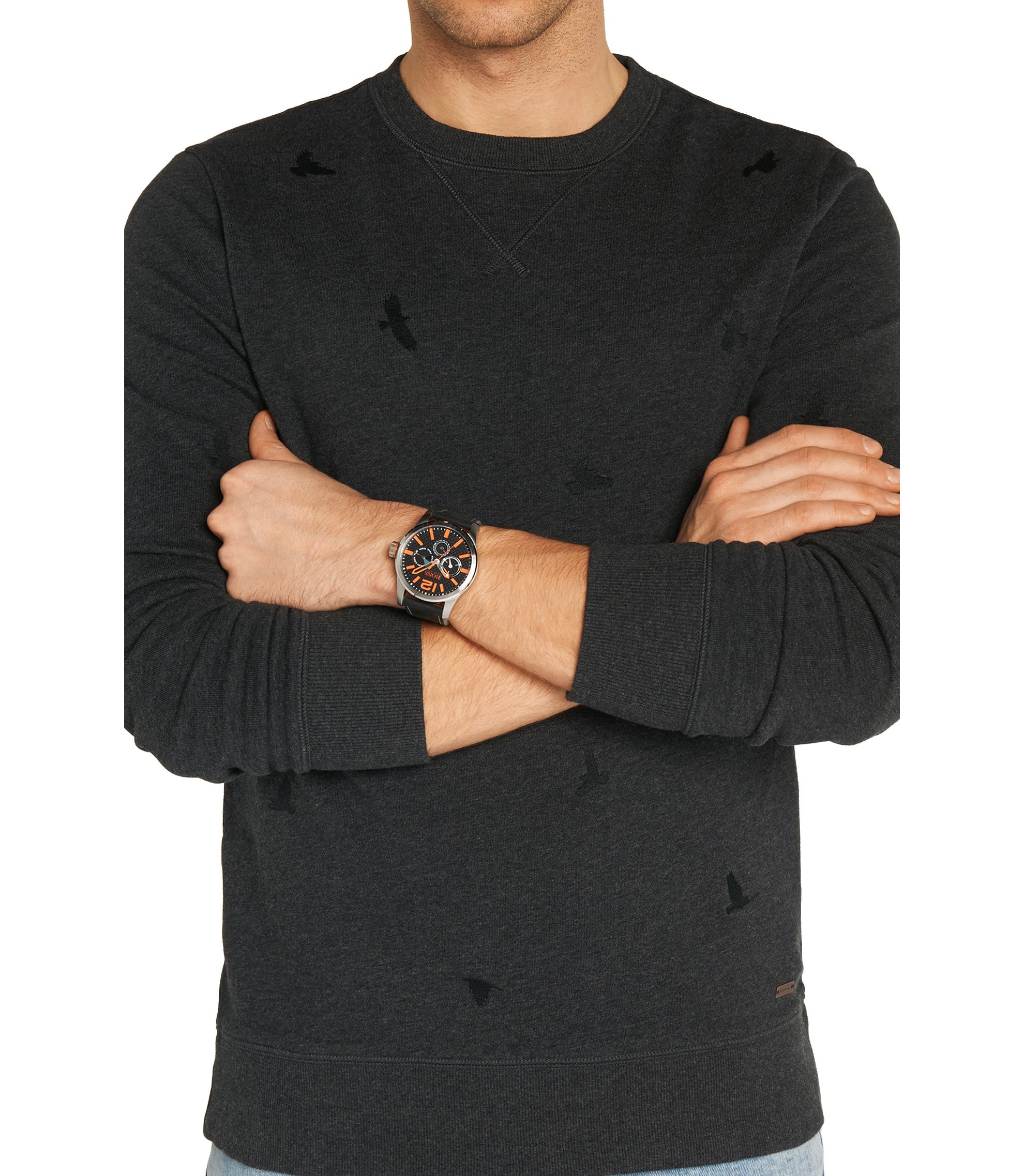 BOSS - Leather Strap Quartz Chronograph Watch | 1513228