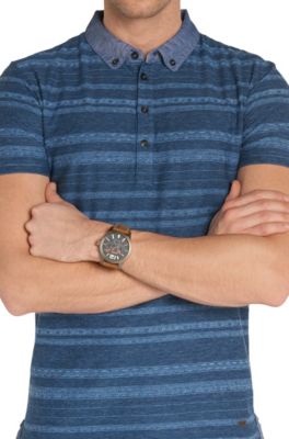 Chronograph Leather Strap Quartz Watch | 1513240, Assorted-Pre-Pack