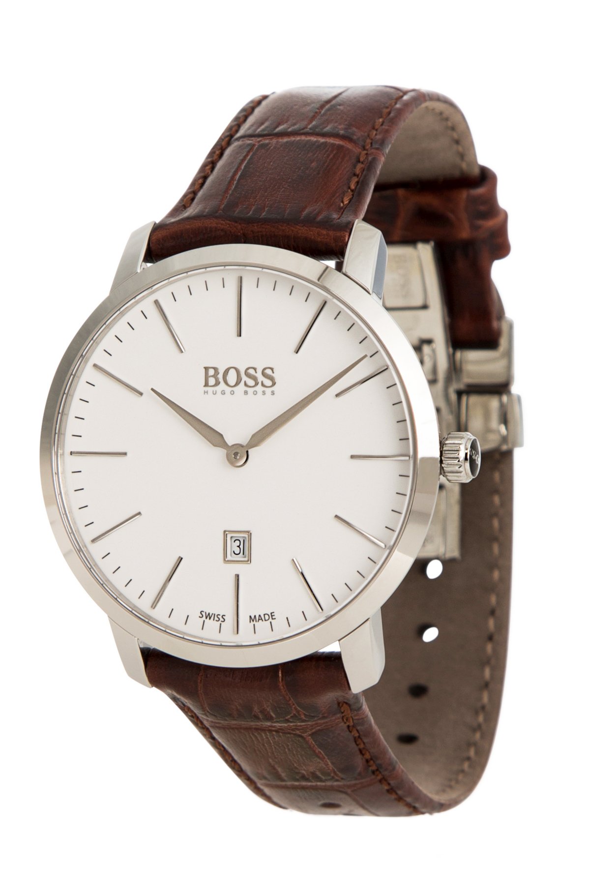 BOSS - Italian Leather Swiss Quartz Watch | 1513255