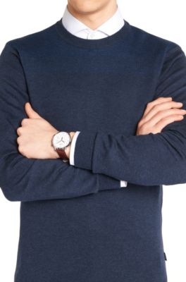 BOSS - Italian Leather Swiss Quartz Chronograph Watch | 1513263