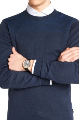 BOSS - Italian Leather Swiss Quartz Chronograph Watch | 1513264