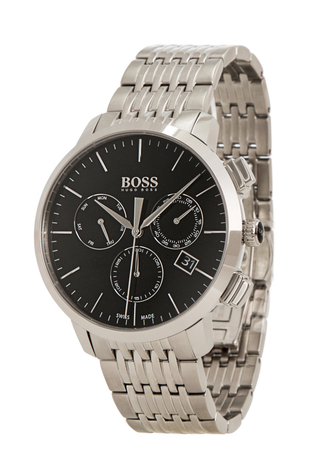 Quartz | - BOSS Watch 1513267 Chronograph Stainless Swiss Steel
