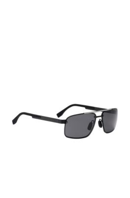 BOSS - 'BOSS 0773S'  Grey Lenses Navigator Sunglasses
