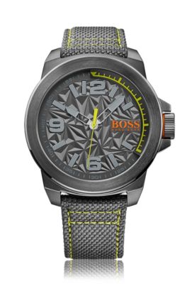 BOSS - Analog Stainless Steel Textile Strap Watch | 1513344