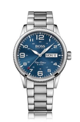 BOSS Pilot Vintage Stainless Steel Watch 1513329