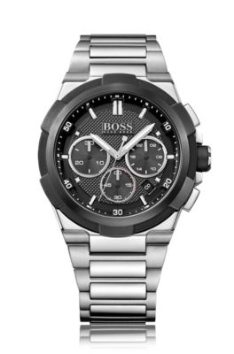 Stainless Steel Chronograph Watch 
