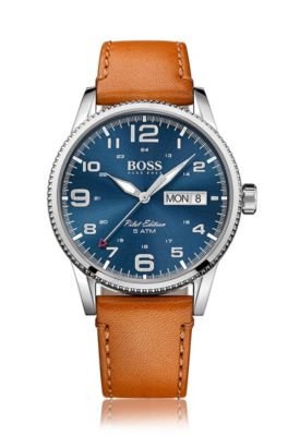 hugo boss aviator watch