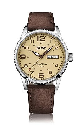 Hugo boss watch on sale pilot edition 5 atm