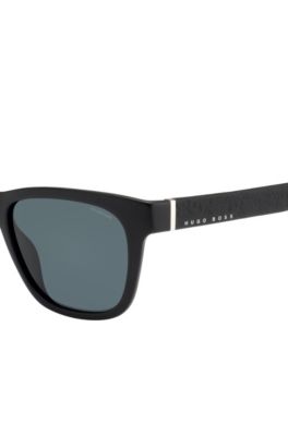 Black Lens Polarized Optyl Square Sunglasses | BOSS 0830S, Assorted-Pre-Pack