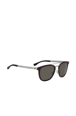 Acetate Stainless Steel Round Sunglasses | BOSS 0838S, Assorted-Pre-Pack