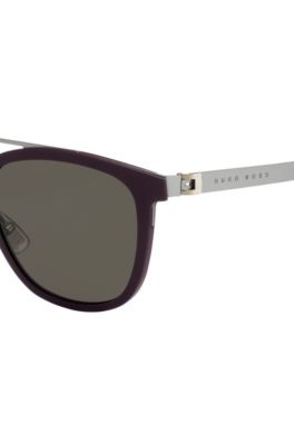 Acetate Stainless Steel Round Sunglasses | BOSS 0838S, Assorted-Pre-Pack