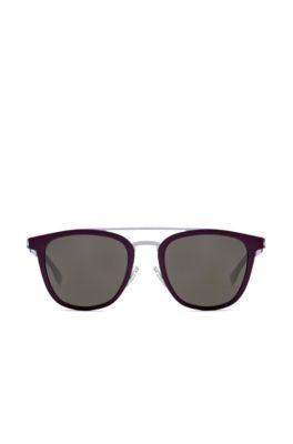 Acetate Stainless Steel Round Sunglasses | BOSS 0838S, Assorted-Pre-Pack