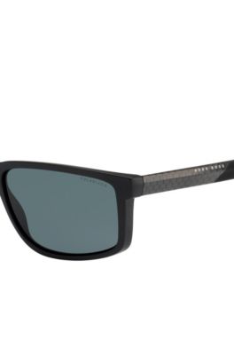 'BOSS 0833S' | Rectangular Carbon Fiber Polarized Sunglasses, Assorted-Pre-Pack