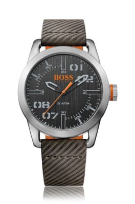 Oslo, Ribbed Leather Watch | 1513417, Assorted-Pre-Pack