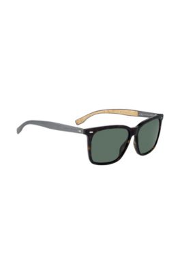 Tortoiseshell Acetate Rectangular Sunglasses | BOSS 08883S, Assorted-Pre-Pack