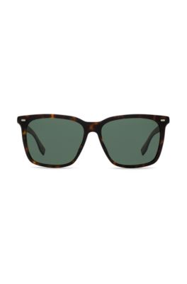 BOSS - Tortoiseshell Acetate Rectangular Sunglasses | BOSS 08883S