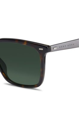 Tortoiseshell Acetate Rectangular Sunglasses | BOSS 08883S, Assorted-Pre-Pack