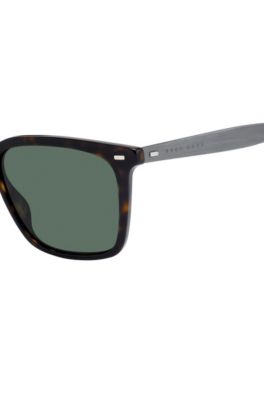 Tortoiseshell Acetate Rectangular Sunglasses | BOSS 08883S, Assorted-Pre-Pack