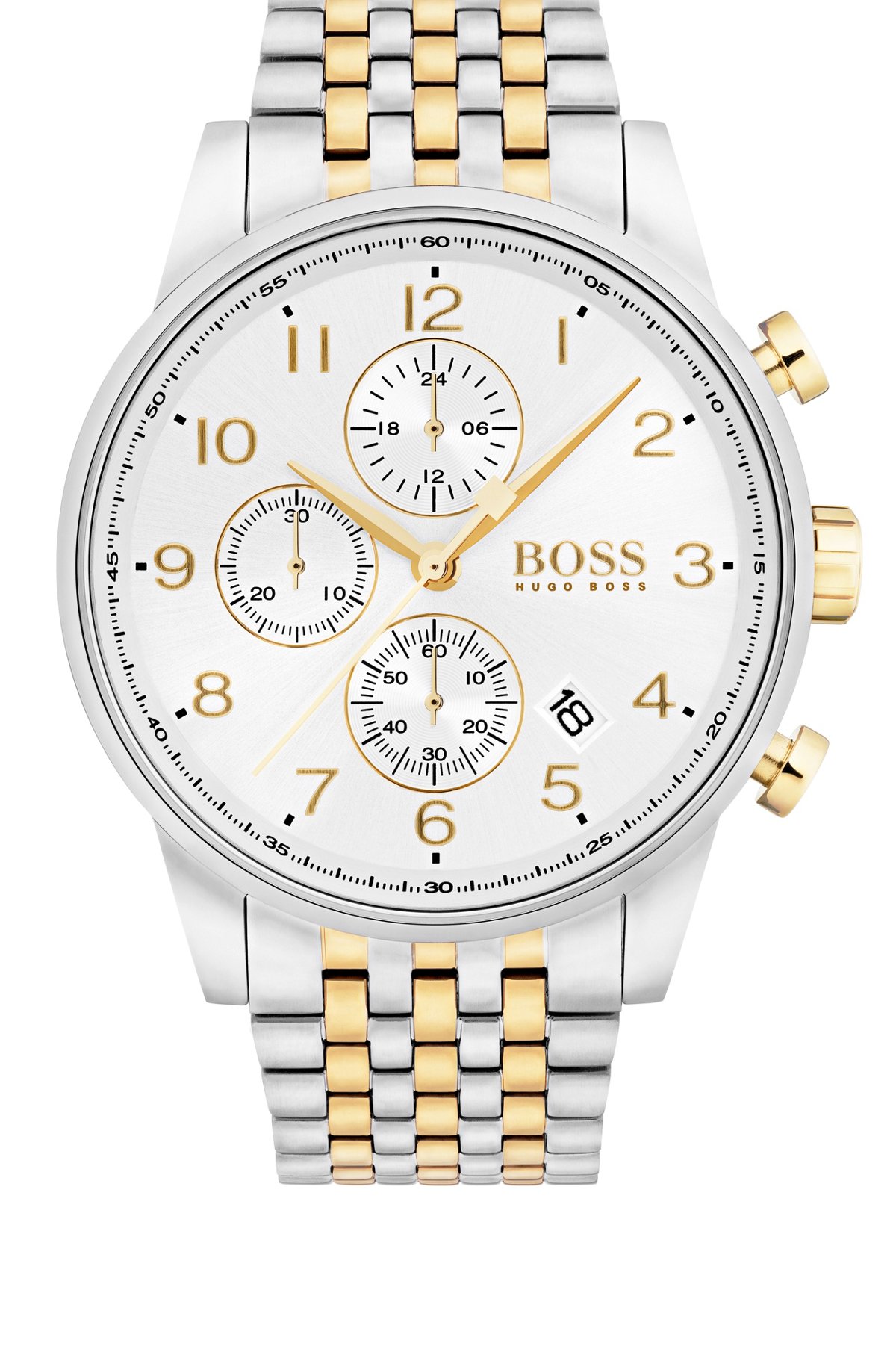 Inspecteren werper eetlust BOSS - Navigator Classic, Stainless Steel Chronograph Watch | 1513499