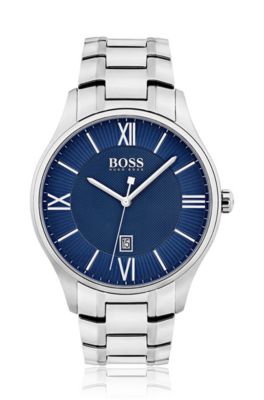 Hugo boss blue dial cheap watch