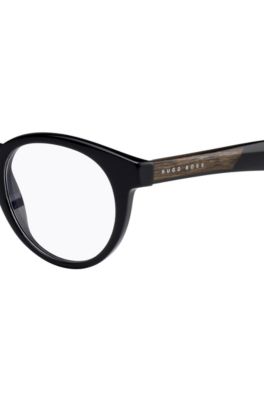 Hugo Boss BOSS 0033 eyeglass Frames Eyewear Black Hugo Boss Boss 1300/U Eyeglasses | FramesDirect.com main image 4