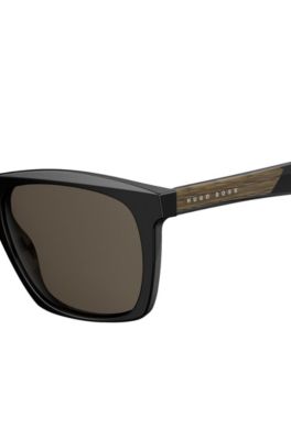 Black Acetate Rectangular Sunglasses | BOSS 0911/S, Assorted-Pre-Pack