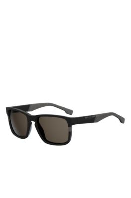 Black Rectangular Acetate Sunglasses | BOSS 0916/S, Assorted-Pre-Pack