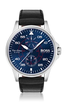 hugo boss aviator watch