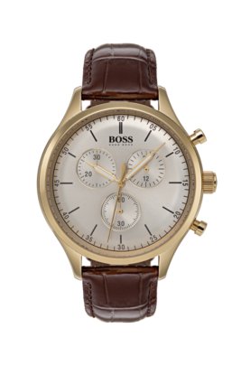 BOSS - Companion, Leather Chronograph Watch | 1513545