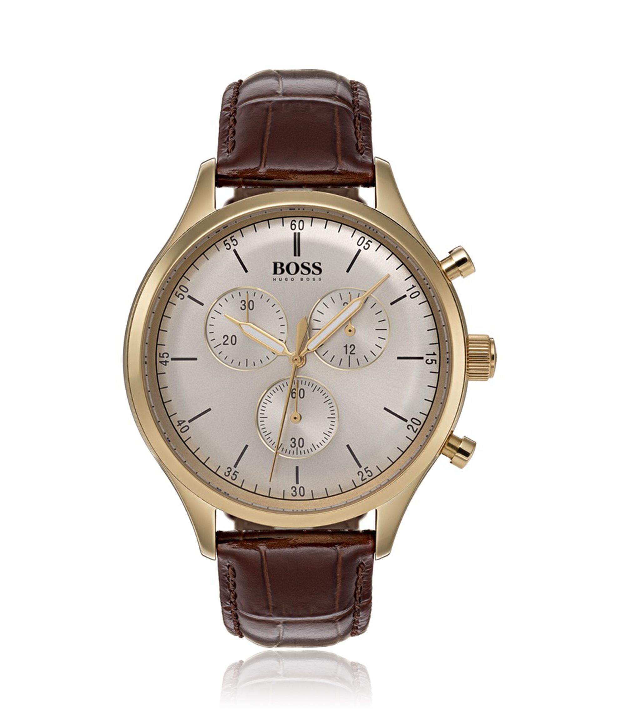BOSS - Companion, Leather Chronograph Watch | 1513545
