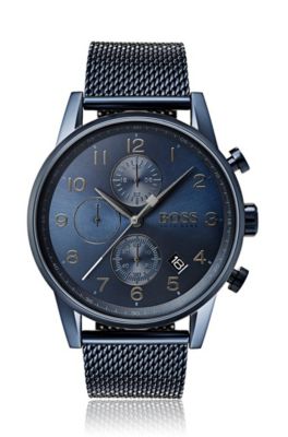 hugo boss steel watch