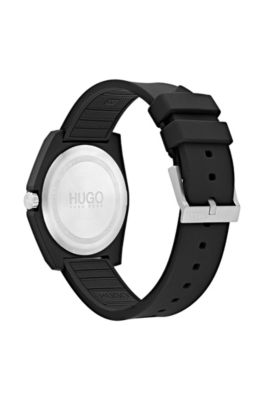 Black watch with disrupted logo detail, Assorted-Pre-Pack