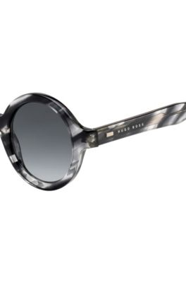 hugo boss round sunglasses