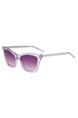 Hugo Boss - Sunglasses In Transparent Acetate With Cropped Logo In Assorted-pre-pack