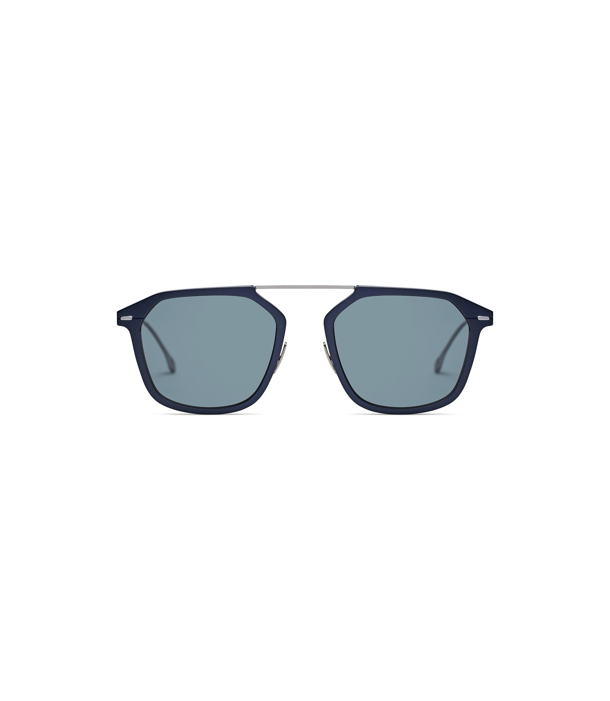 BOSS - Blue-frame sunglasses with HD polarised lenses