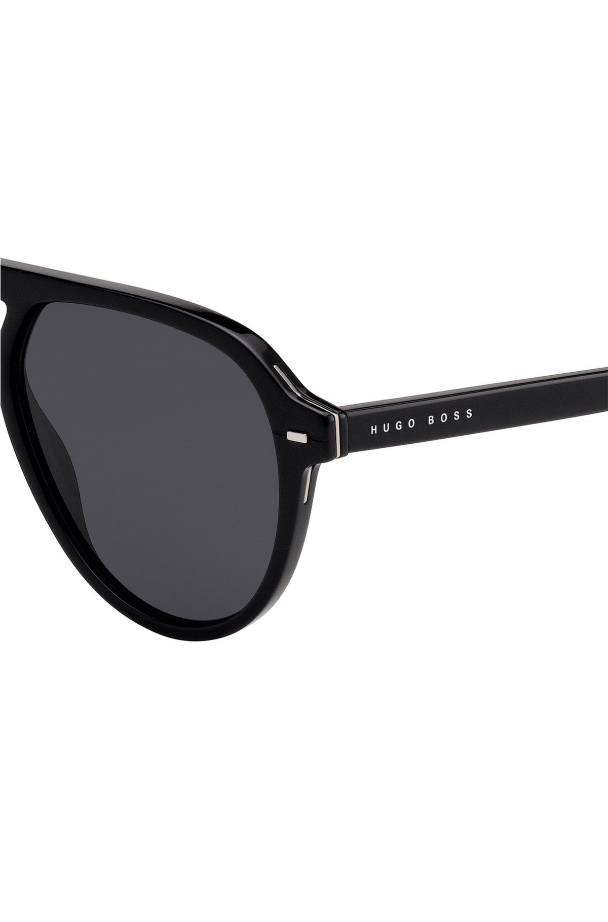 BOSS - Sunglasses in black with inserts