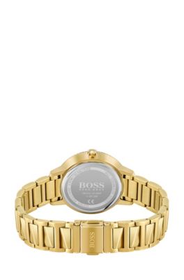 hugo boss womens gold watch