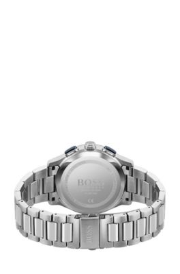 mens silver hugo boss watch