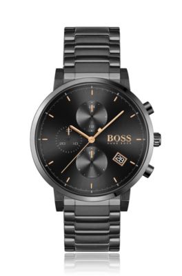 hugo boss watch all black