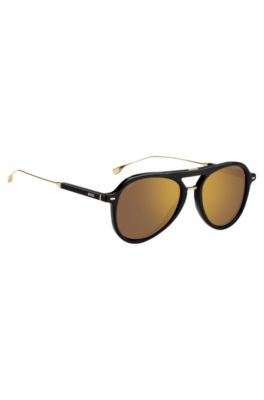 BOSS - Acetate sunglasses with titanium temples