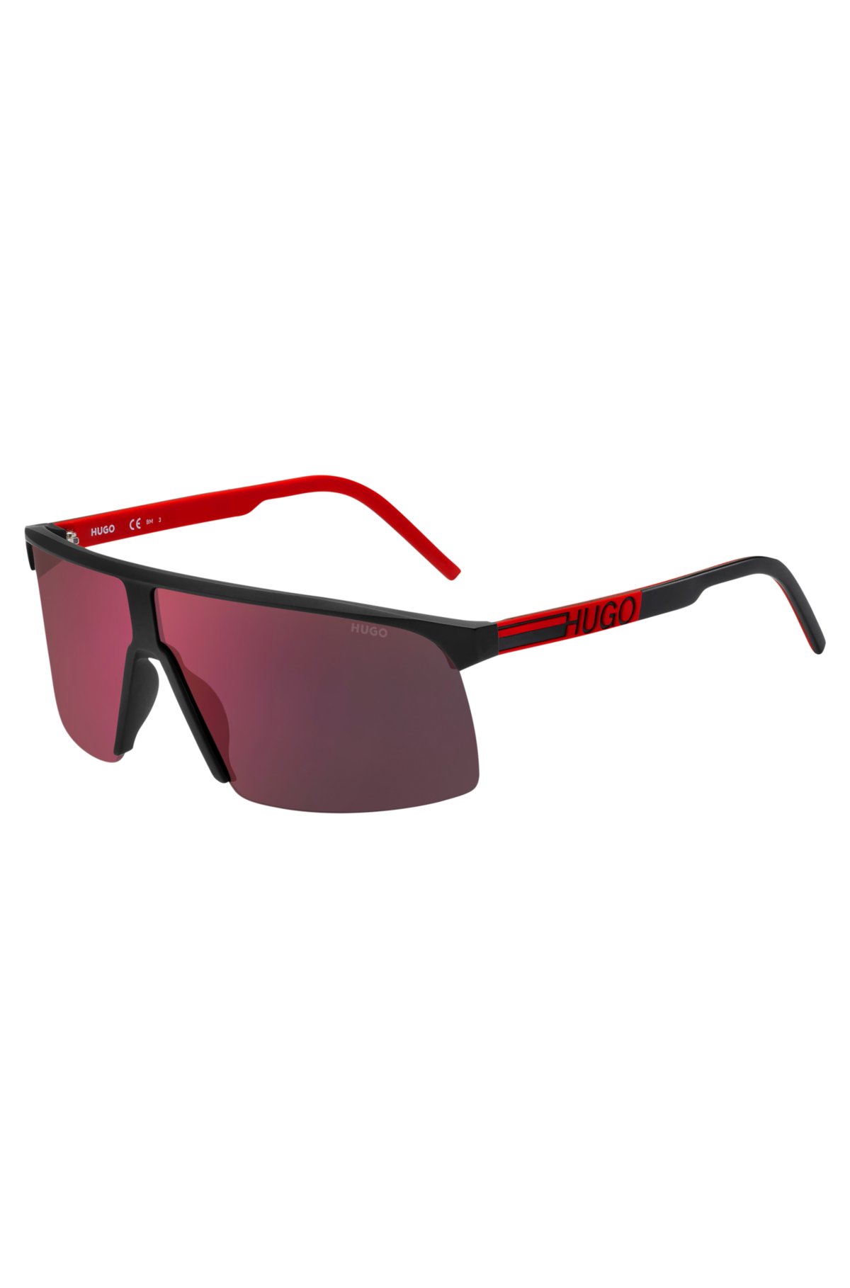HUGO sunglasses in red and black