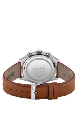 hugo boss watch leather strap replacement