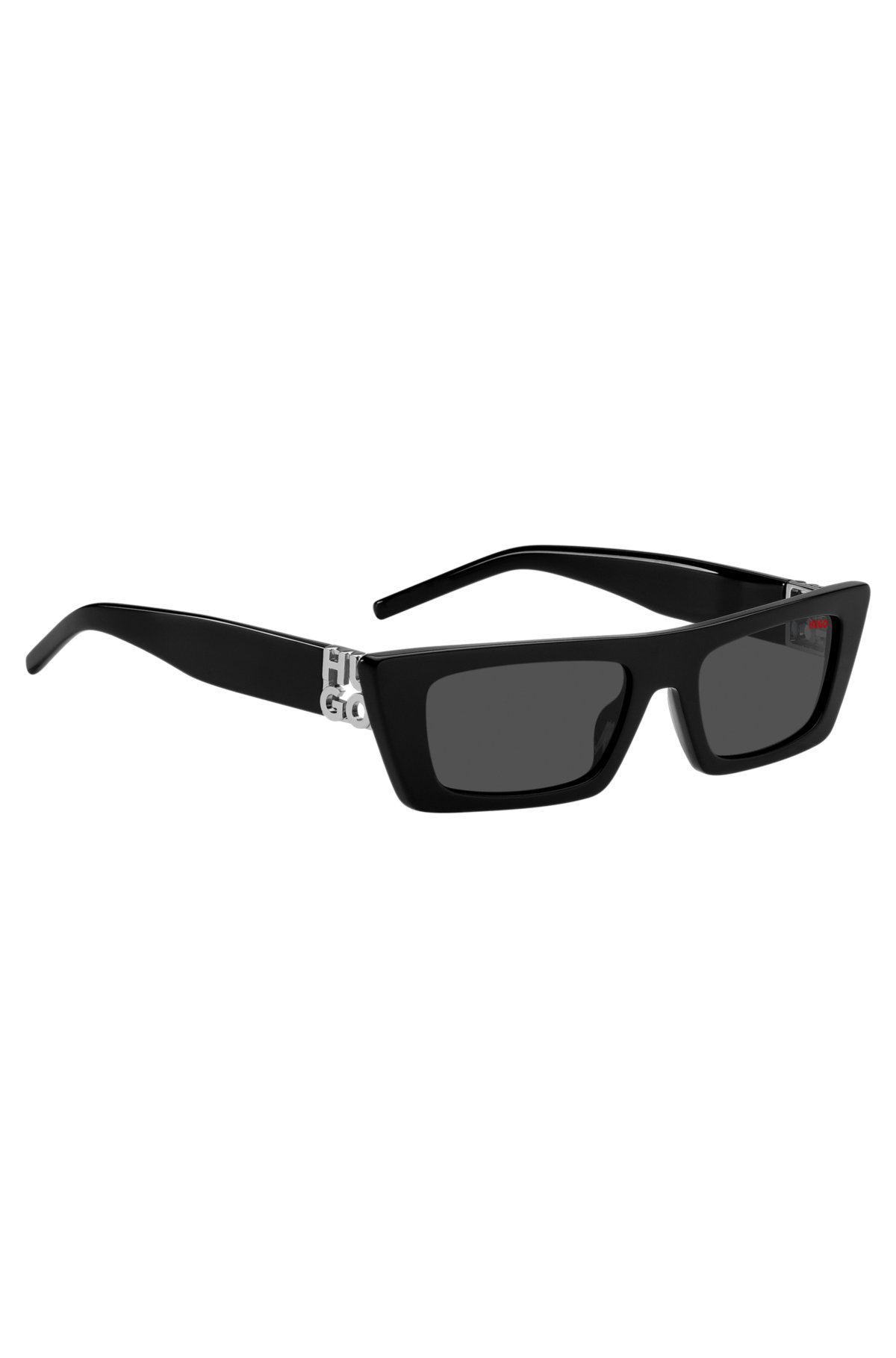 BOSS Women's Black-acetate Sunglasses