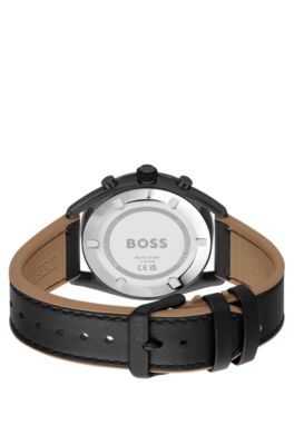 hugo boss watch leather strap replacement